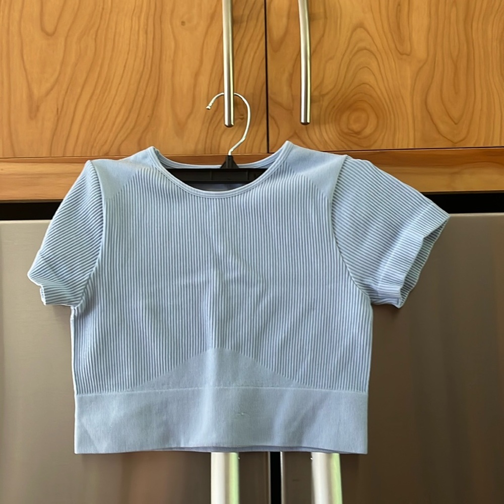 Garage Crop Top Light Blue Size XS
